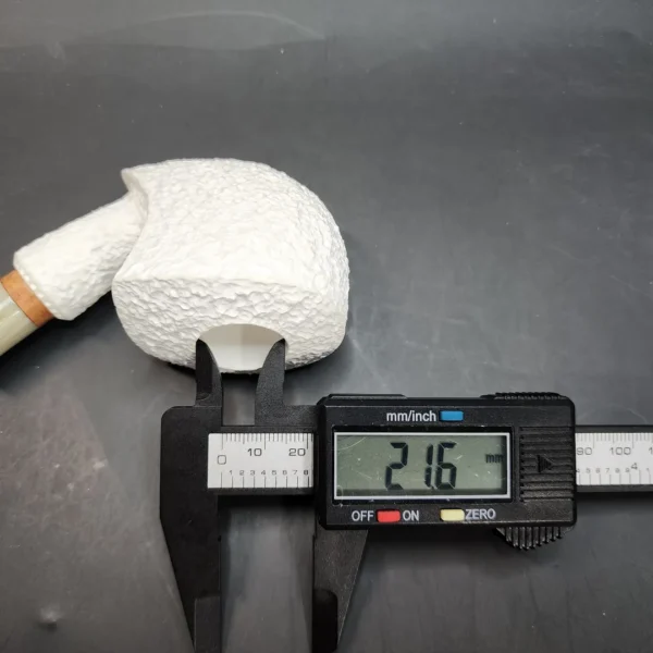 MBSD Meerschaum Deluxe, Sandblasted Pickaxe Block Meerschaum, 9mm [SOLD OUT] - Image 13