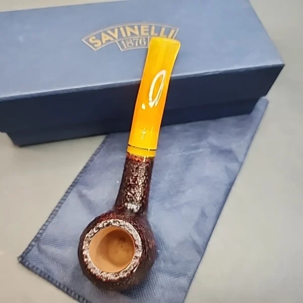 Savinelli La Pipa 2008, Sandblasted Brandy, Unsmoked [SOLD OUT] - Image 3