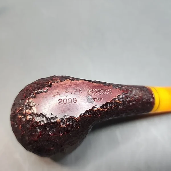 Savinelli La Pipa 2008, Sandblasted Brandy, Unsmoked [SOLD OUT] - Image 8