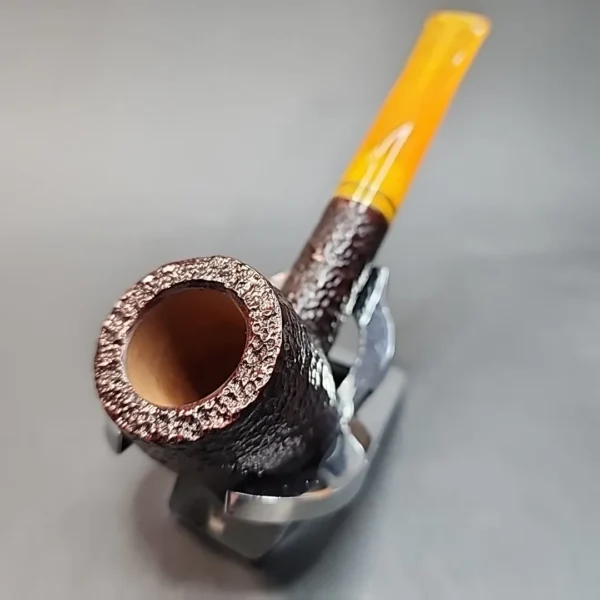 Savinelli La Pipa, Sandblasted Billiard, Unsmoked, 6mm [SOLD OUT] - Image 4