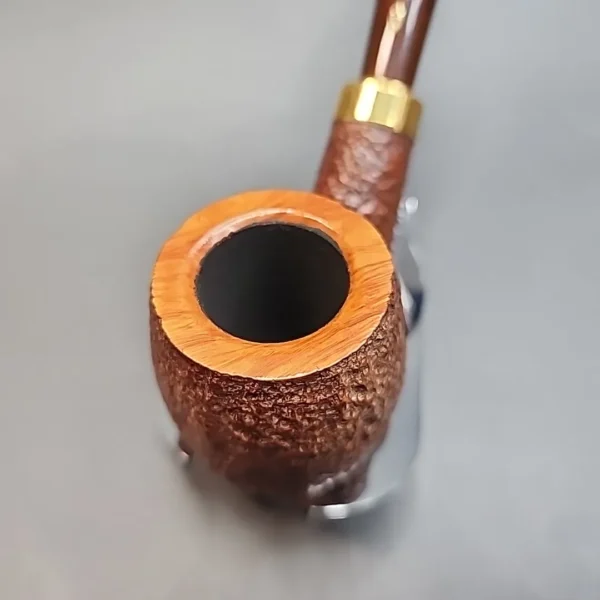 Savinelli Polo 606 KS, Sandblasted Billiard, 6mm, Unsmoked [SOLD OUT] - Image 5