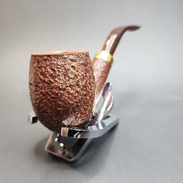 Savinelli Polo 606 KS, Sandblasted Billiard, 6mm, Unsmoked [SOLD OUT] - Image 6