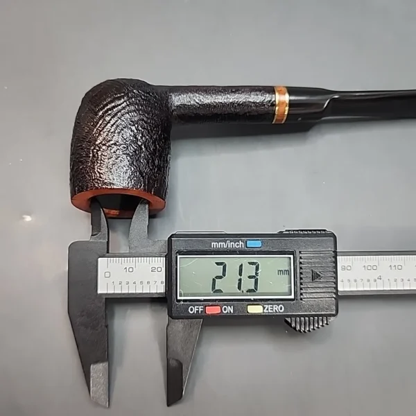 Savinelli Punto Oro Mister G 114 KS, Sandblasted, 6mm, Unsmoked [SOLD OUT] - Image 15