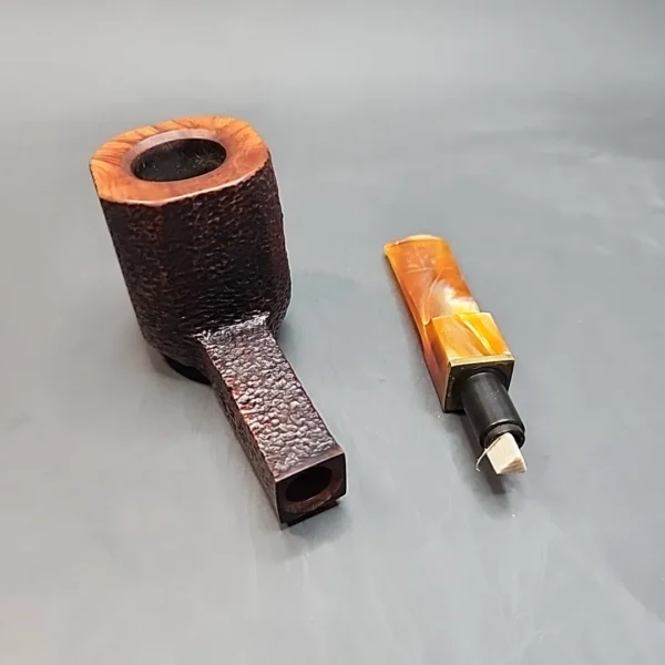 Savinelli Roma Lucite 515 KS, Sandblasted Panel, 6mm, Estate [SOLD OUT] - Image 11