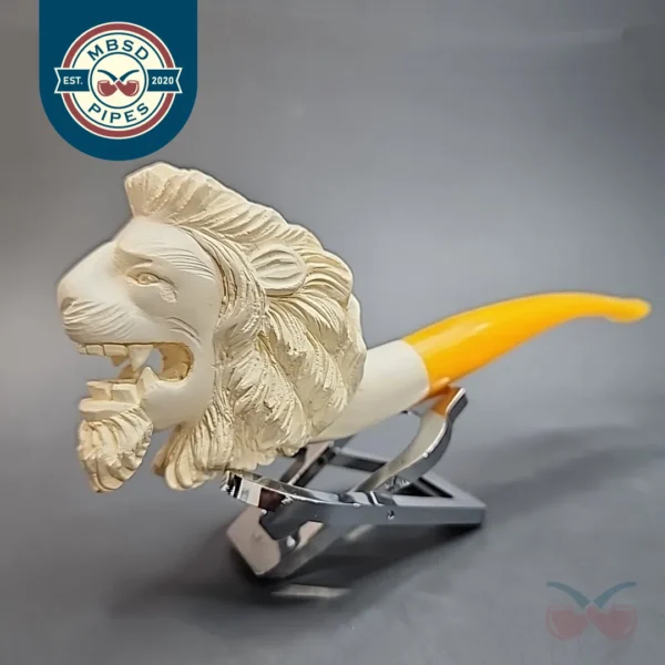Vintage Block Meerschaum Lion, Unsmoked [SOLD OUT]