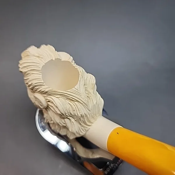 Vintage Block Meerschaum Lion, Unsmoked [SOLD OUT] - Image 4