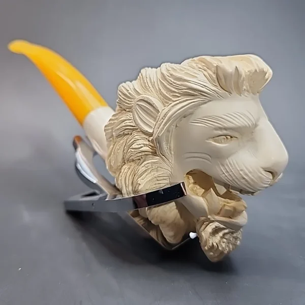 Vintage Block Meerschaum Lion, Unsmoked [SOLD OUT] - Image 7