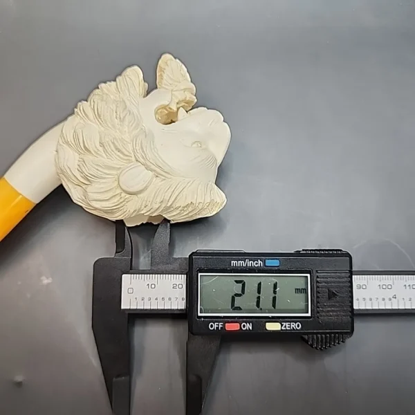 Vintage Block Meerschaum Lion, Unsmoked [SOLD OUT] - Image 9
