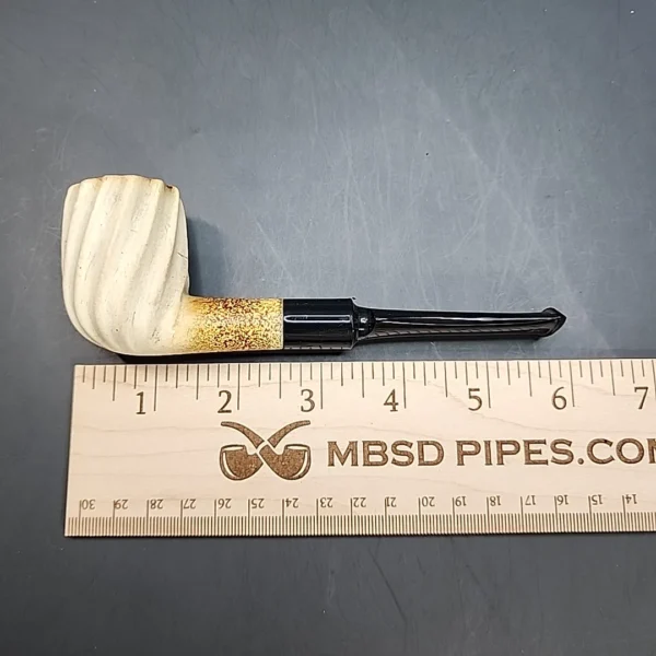 Vintage Swirl Block Meerschaum Pipe, Estate [SOLD OUT] - Image 10