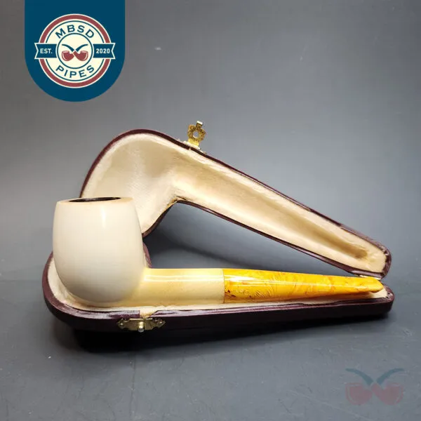 Block Meerschaum Billiard, Estate, Case [SOLD OUT]