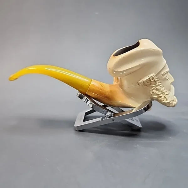 1950s - 1960s Turkish Block Meerschaum Pipe, Case, Estate [SOLD OUT] - Image 7