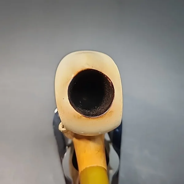 1950s - 1960s Turkish Block Meerschaum Pipe, Case, Estate [SOLD OUT] - Image 9