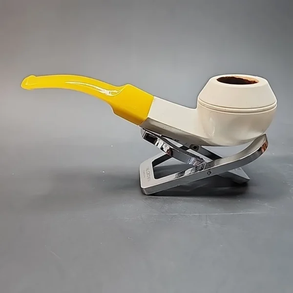 Bent Bulldog Block Meerschaum Pipe, Turkish Estates [SOLD OUT] - Image 7
