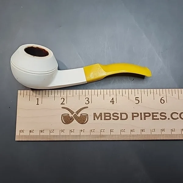 Bent Bulldog Block Meerschaum Pipe, Turkish Estates [SOLD OUT] - Image 8
