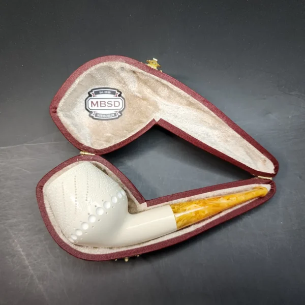 MBSD Meerschaum Deluxe, Devil Anse, Block Meerschaum Pipe, 9mm [SOLD OUT] - Image 3