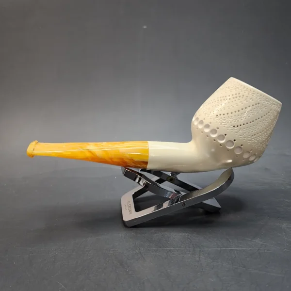 MBSD Meerschaum Deluxe, Devil Anse, Block Meerschaum Pipe, 9mm [SOLD OUT] - Image 8