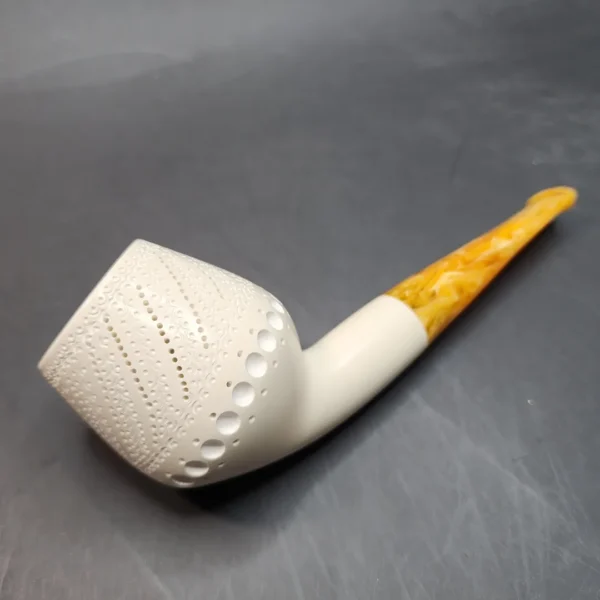 MBSD Meerschaum Deluxe, Devil Anse, Block Meerschaum Pipe, 9mm [SOLD OUT] - Image 9