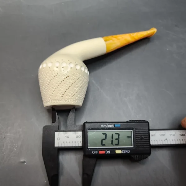 MBSD Meerschaum Deluxe, Devil Anse, Block Meerschaum Pipe, 9mm [SOLD OUT] - Image 11