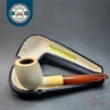 Echt Bernstein Block Meerschaum Pipe, Amber Stem [SOLD OUT]