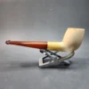 Echt Bernstein Block Meerschaum Pipe, Amber Stem [SOLD OUT] - Image 9