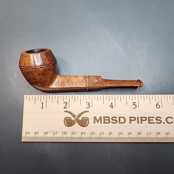 1950s Kaywoodie All Briar 12B S, 4 Hole, Straight Bulldog Pipe [SOLD OUT] - Image 12