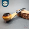 Kiko 109F Genuine Block Meerschaum, Bent Bulldog, African Estates [SOLD OUT]