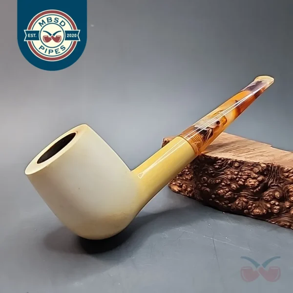 Large Billiard Block Meerschaum Pipe, Estate [SOLD OUT]