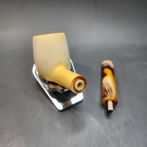 Large Billiard Block Meerschaum Pipe, Estate [SOLD OUT] - Image 10