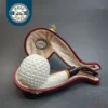 MBSD Meerschaum Deluxe, Golf Ball, Block Meerschaum Pipe, 9mm [SOLD OUT]