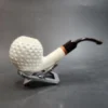 MBSD Meerschaum Deluxe, Golf Ball, Block Meerschaum Pipe, 9mm [SOLD OUT] - Image 4