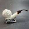 MBSD Meerschaum Deluxe, Golf Ball, Block Meerschaum Pipe, 9mm [SOLD OUT] - Image 5