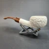 MBSD Meerschaum Deluxe, Rusticated Scoop, Block Meerschaum Pipe, 9mm [SOLD OUT] - Image 8