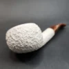 MBSD Meerschaum Deluxe, Rusticated Scoop, Block Meerschaum Pipe, 9mm [SOLD OUT] - Image 10