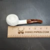 MBSD Meerschaum Deluxe, Rusticated Scoop, Block Meerschaum Pipe, 9mm [SOLD OUT] - Image 11