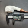 MBSD Meerschaum Deluxe, Rusticated Scoop, Block Meerschaum Pipe, 9mm [SOLD OUT] - Image 12