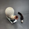 MBSD Meerschaum Deluxe, Golf Ball, Block Meerschaum Pipe, 9mm [SOLD OUT] - Image 14