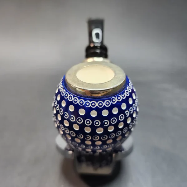 MBSD Meerschaum Blue Silver Lined Block Meerschaum Pipe, Case [SOLD OUT] - Image 6