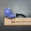 MBSD Meerschaum Blue Silver Lined Block Meerschaum Pipe, Case [SOLD OUT] - Image 11