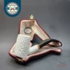MBSD Meerschaum Deluxe, Rusticated Poker, Block Meerschaum Pipe [SOLD OUT]