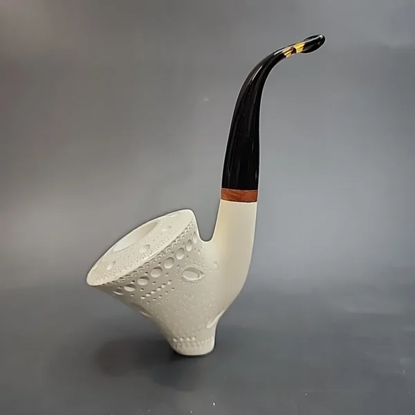 MBSD Meerschaum Deluxe, Dublin Sitter, Block Meerschaum Pipe [SOLD OUT] - Image 3