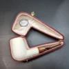 MBSD Meerschaum Deluxe, Rusticated Brandy, Block Meerschaum Pipe, 9mm [SOLD OUT] - Image 3