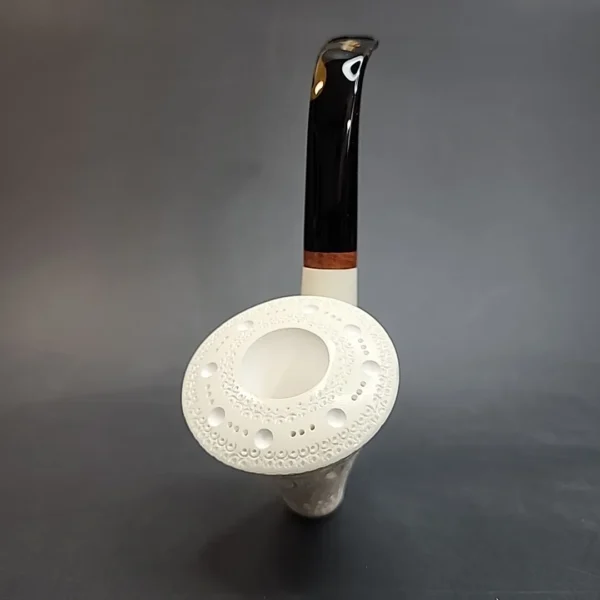 MBSD Meerschaum Deluxe, Dublin Sitter, Block Meerschaum Pipe [SOLD OUT] - Image 4