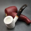 MBSD Meerschaum Deluxe, Rusticated Poker, Block Meerschaum Pipe [SOLD OUT] - Image 5