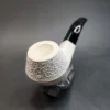 MBSD Meerschaum Deluxe, Rusticated Bulldog, Block Meerschaum Pipe, 9mm [SOLD OUT] - Image 5