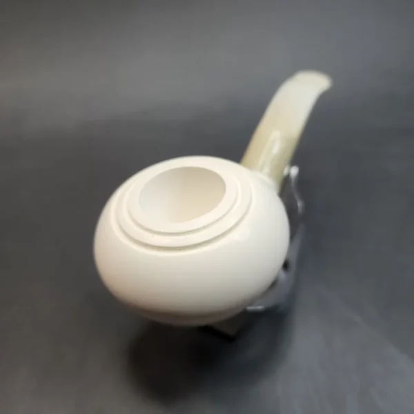 MBSD Meerschaum Deluxe, Bent Dublin, Block Meerschaum Pipe, 9mm [SOLD OUT] - Image 5