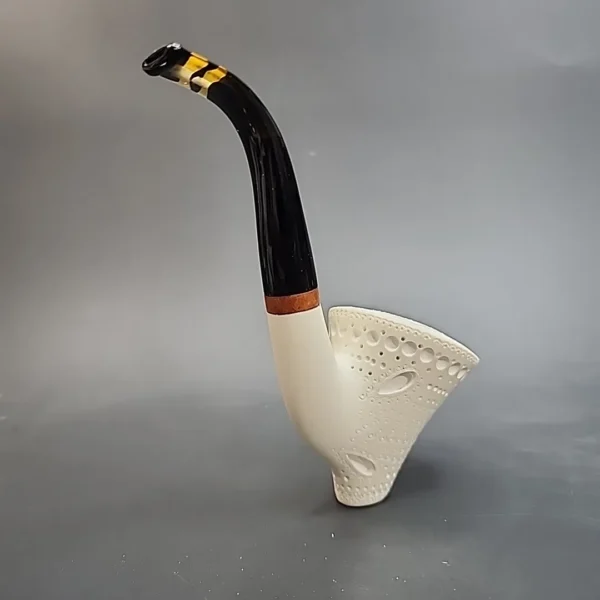 MBSD Meerschaum Deluxe, Dublin Sitter, Block Meerschaum Pipe [SOLD OUT] - Image 7