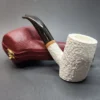 MBSD Meerschaum Deluxe, Rusticated Poker, Block Meerschaum Pipe [SOLD OUT] - Image 8