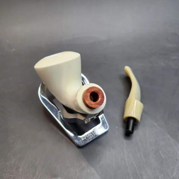 MBSD Meerschaum Deluxe, Bent Dublin, Block Meerschaum Pipe [SOLD OUT] - Image 10