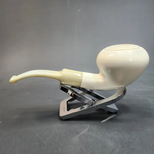 MBSD Meerschaum Deluxe, Bent Dublin, Block Meerschaum Pipe, 9mm [SOLD OUT] - Image 8
