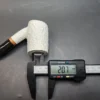 MBSD Meerschaum Deluxe, Rusticated Poker, Block Meerschaum Pipe [SOLD OUT] - Image 10